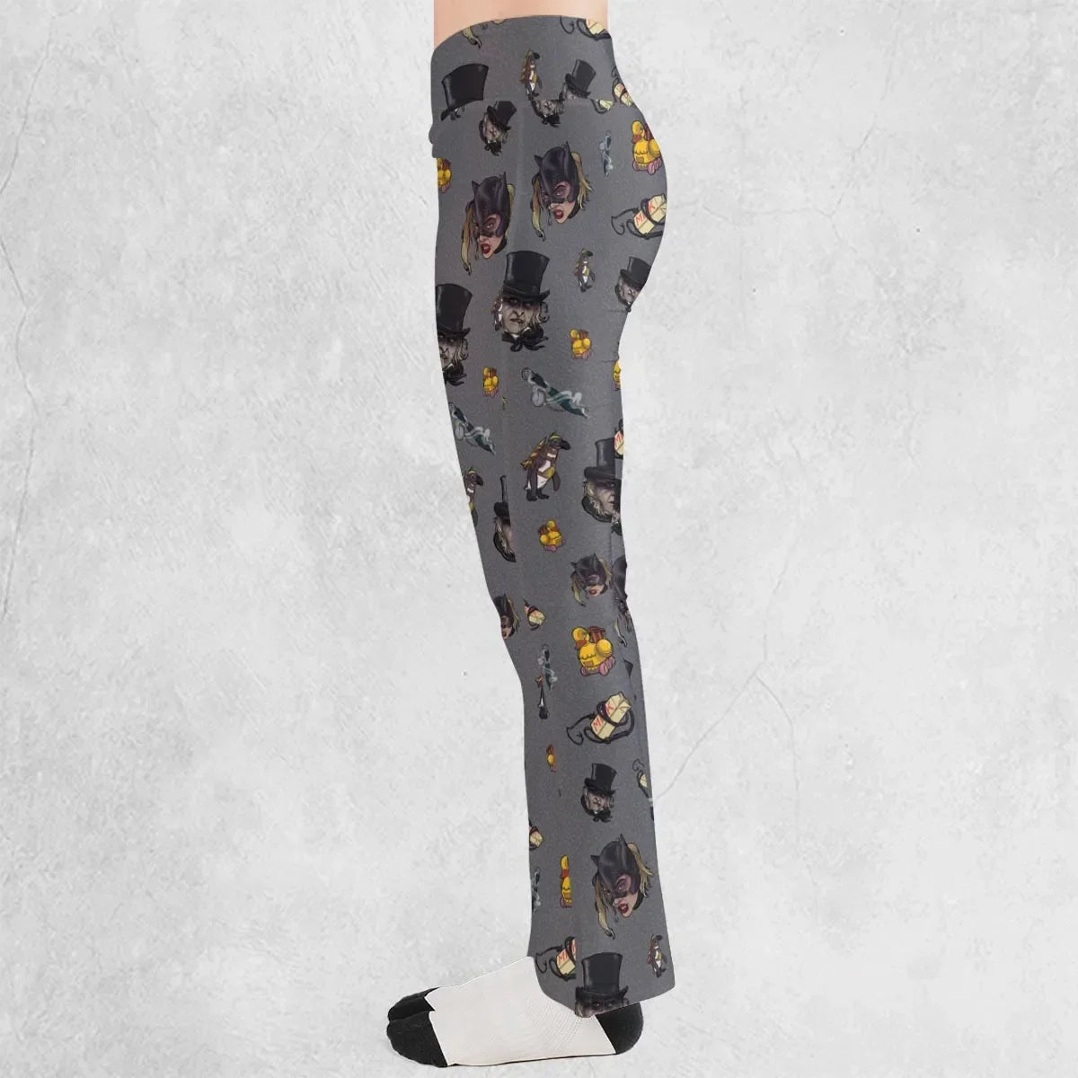 90s Returns Penguin and Catwoman Flare Leggings
