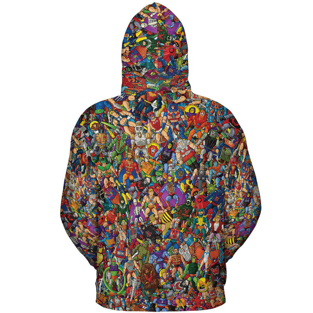 MOTU's Characters Figure Pattern He-man and The Masters of The Universe All-over Print Hoodie