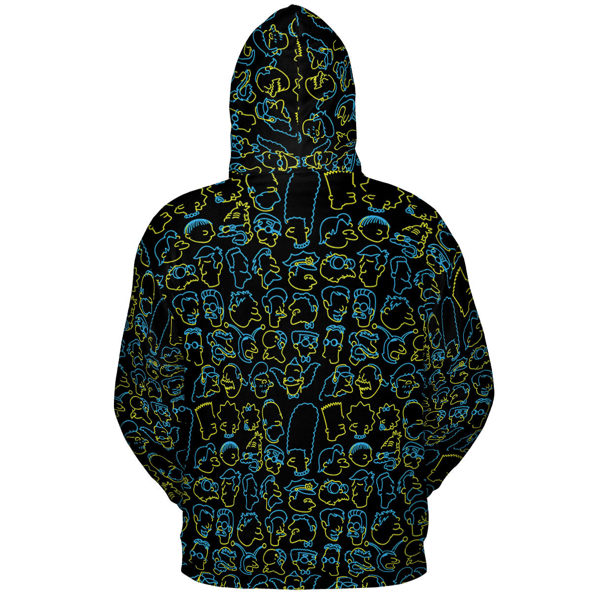 The Simpsons Neon All-over Print Hoodie