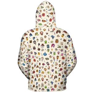 The Muppets Pattern All-over Print Hoodie