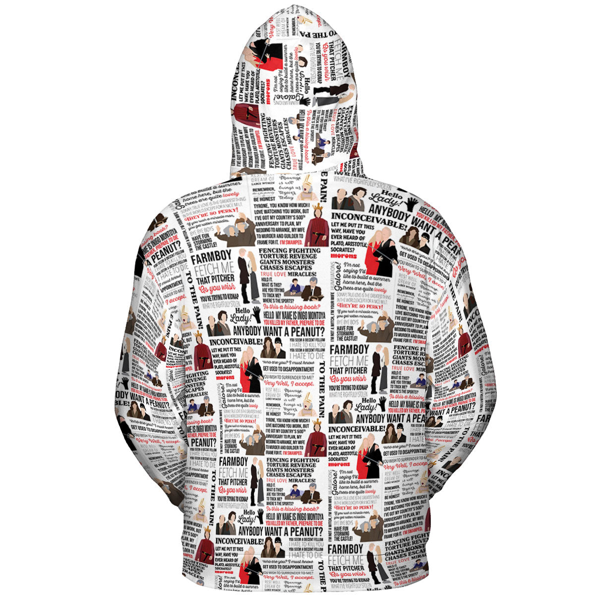 Inconceivable Quotes All-over Print Hoodie