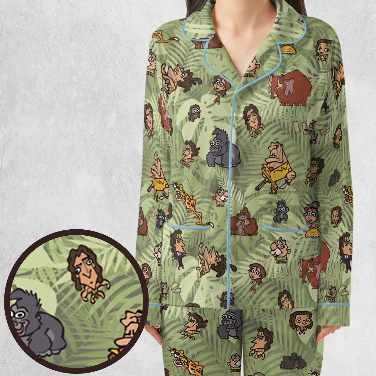 Tarzan Characters Pajamas Set
