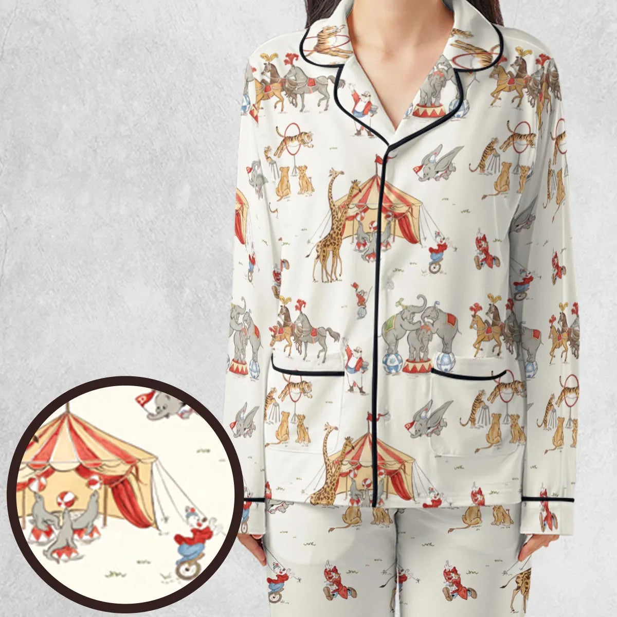 Nostalgic Circus Dumbo Pajamas Set