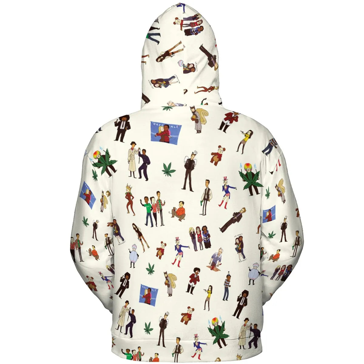 Community Characters Costumes Pattern All-over Print Hoodie