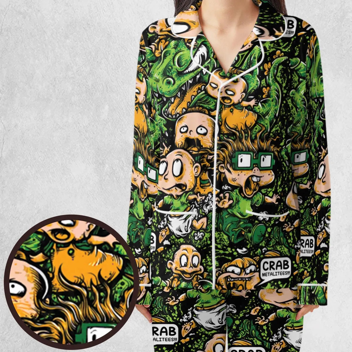 Old Skool Saturday Morning Rugrats Pajamas Set