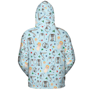 All-over Print Hoodie - 54DXU2TM -  - 4