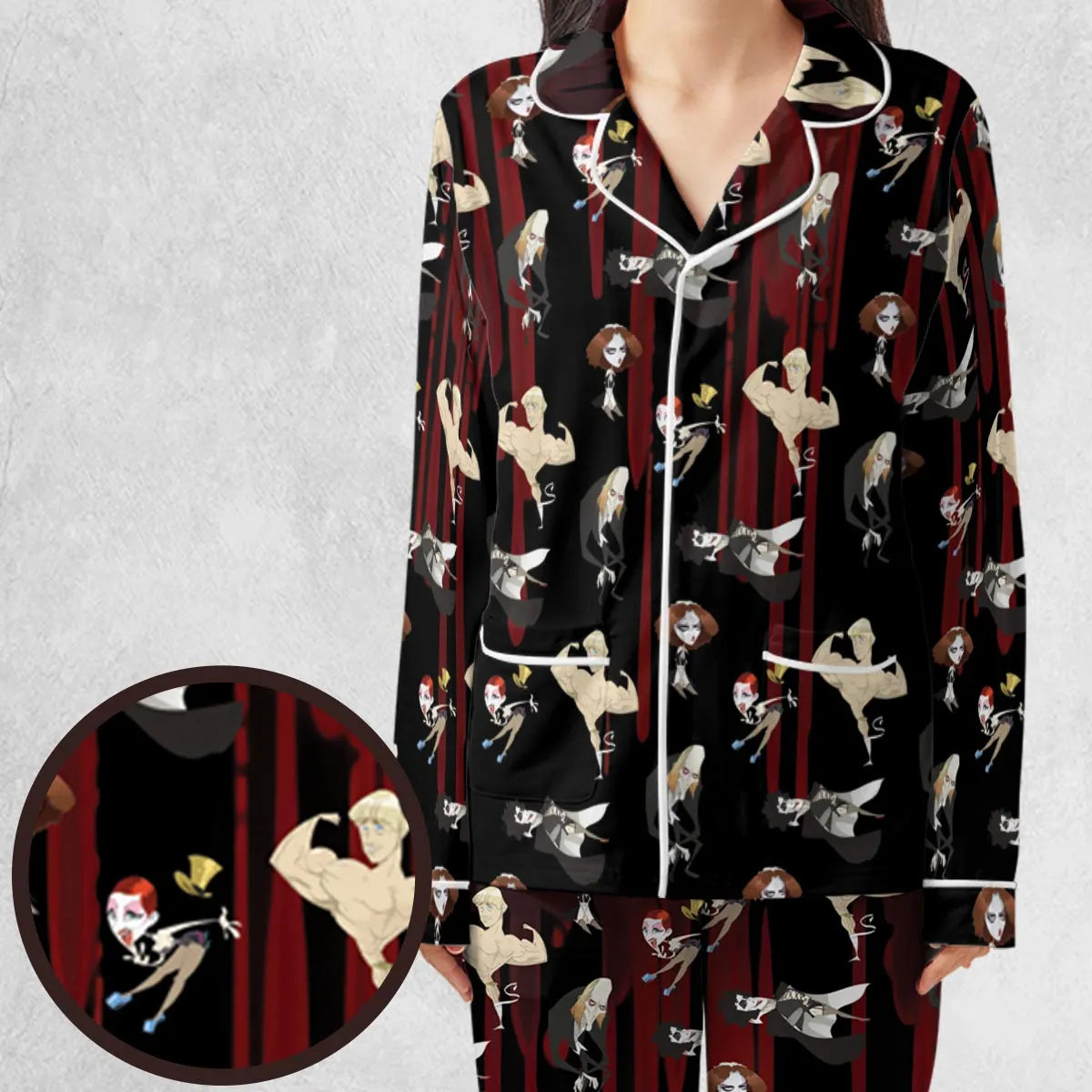 The Rocky Horror Picture Show Characters Pajamas Set