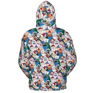All-over Print Hoodie - 4B1CW9TT -  - 4