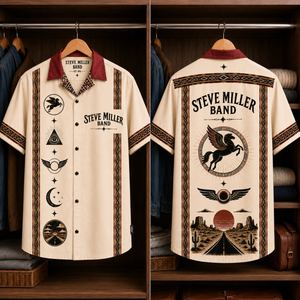Steve Miller Band Luxury Design Hawaiian Shirt Classic Rock Inspired Hawaiian Shirt