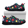 8-Bit Pixel Game Items Print Black Running Shoes
