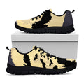 8-Bit Pixel Halloween Bat Print Black Running Shoes
