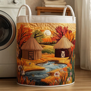 Ancestral Grounds Quilted Laundry Basket Thoughtful Housewarming Gift
