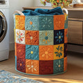 Ancient Harmony Quilted Laundry Basket Holiday Favorite Gift