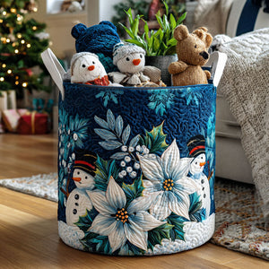 Aurora Glow Quilted Laundry Basket Valentine’s Day Merch Gift