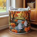 Autumn Haunt Quilted Laundry Basket Thoughtful Housewarming Gift