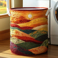 Autumn Landscape Quilted Laundry Basket Merch For Home And Bedroom