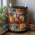 Autumn Strut Quilted Laundry Basket Merch For Home And Bedroom