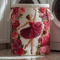 Ballerina Quilted Laundry Basket Ideal Present For Newlyweds
