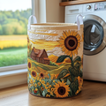 Barn Meadow Quilted Laundry Basket Merch For Friends