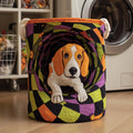 Beagle Spiral Tunnel Quilted Laundry Basket Great Idea For New Home