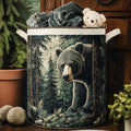 Bear Paw Path Quilted Laundry Basket New Year Merch Gift