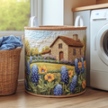 Bloom Path Quilted Laundry Basket Winter Merch Essentials