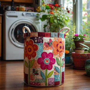 Bohemian Life Quilted Laundry Basket Merch For Him