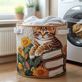 Cat Harmony Quilted Laundry Basket Great Stocking Stuffer