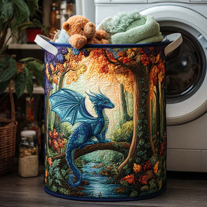 Celestial Wing Quilted Laundry Basket Thanksgiving Merch Gift