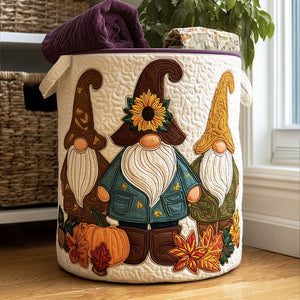 Cinnamon Sprout Quilted Laundry Basket Holiday Gift For Laundry Lovers