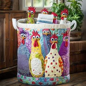 Cluck Couture Quilted Laundry Basket Valentine’s Day Merch Gift