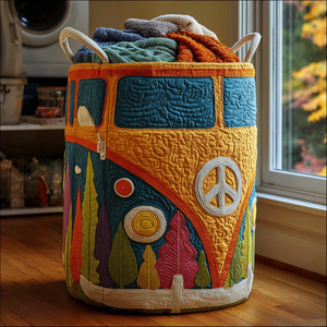 Color Journey Quilted Laundry Basket Perfect Gift For Your House