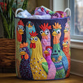 Coop Couture Quilted Laundry Basket Anniversary Merch Gift
