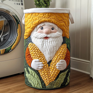 Corn Gnome Quilted Laundry Basket Ideal Present For Newlyweds