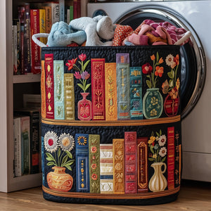 Cozy Book Quilted Laundry Basket Thoughtful Housewarming Gift