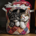 Cozy Duo Quilted Laundry Basket Merch For Mom