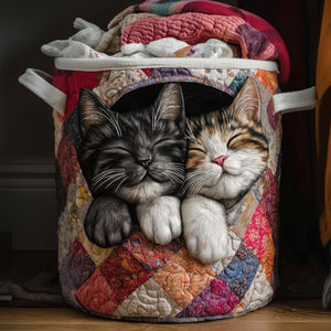 Cozy Duo Quilted Laundry Basket Merch For Mom