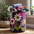Cuddle Garden Quilted Laundry Basket Summer Merch Vibes