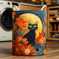 Dark Petal Quilted Laundry Basket Ideal Gift For Mom