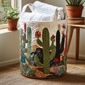Desert Jewel Quilted Laundry Basket Birthday Merch Gift