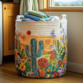 Desert Skies Quilted Laundry Basket Everyday Merch Choice