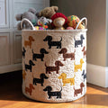 Doxie Trails Quilted Laundry Basket Gift Idea For Busy Families