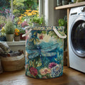 Dragonfly Charm Quilted Laundry Basket Merch For Her
