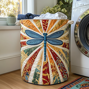 Dragonfly Ray Quilted Laundry Basket Graduation Merch Gift