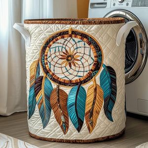 Dreamcatcher Quilted Laundry Basket Halloween Merch Gift
