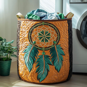 Dreamcatcher Serenity Quilted Laundry Basket Mother’s Day Merch Gift