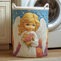 Dreamy Angel Quilted Laundry Basket Unique Gift For Laundry Lovers