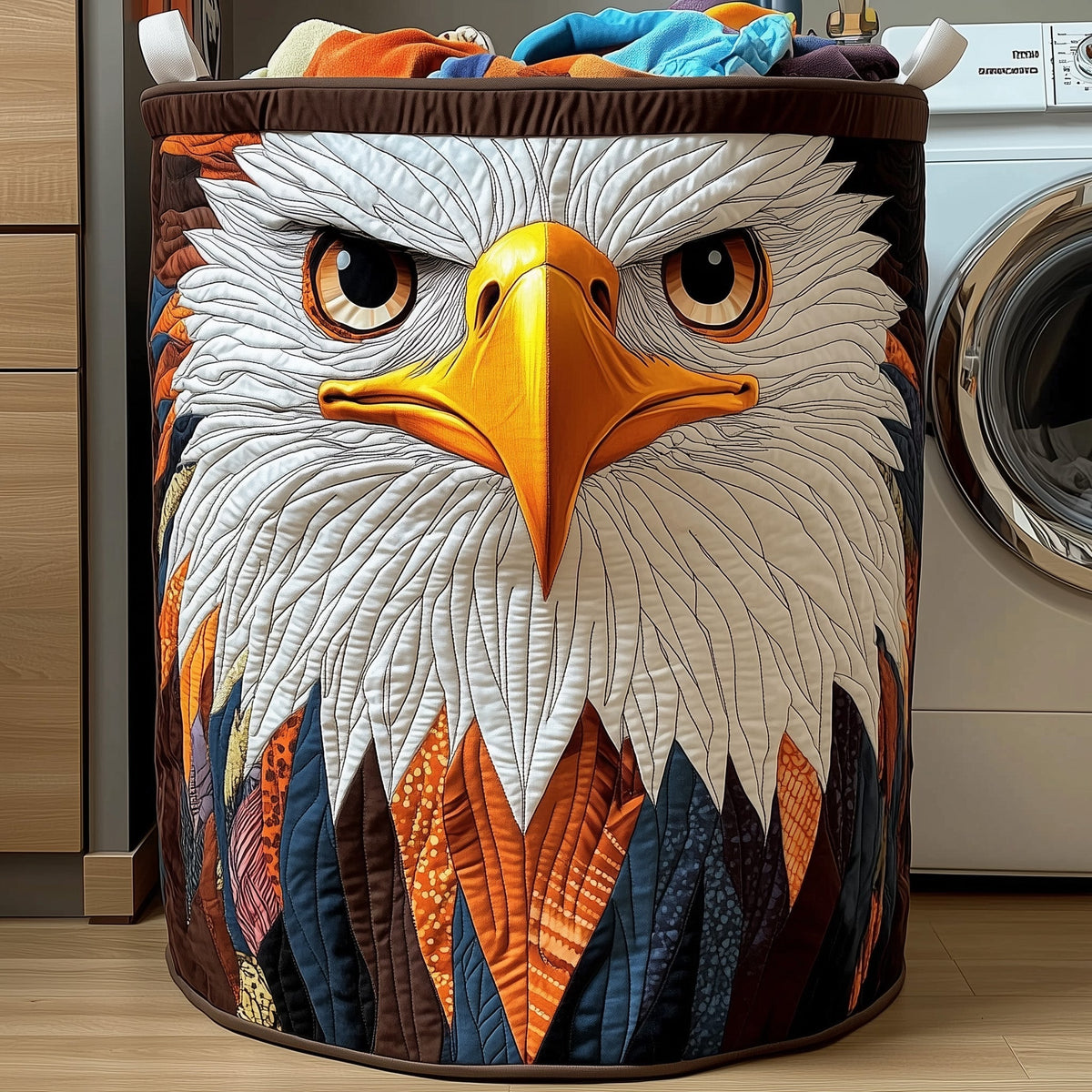 Eagle Quilted Laundry Basket Gftoma4599 New Year Merch Gift