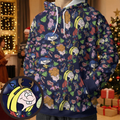 Retro Cartoon Holiday All-over Print Hoodie