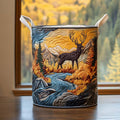 Elk Mountain Air Quilted Laundry Basket Holiday Favorite Gift